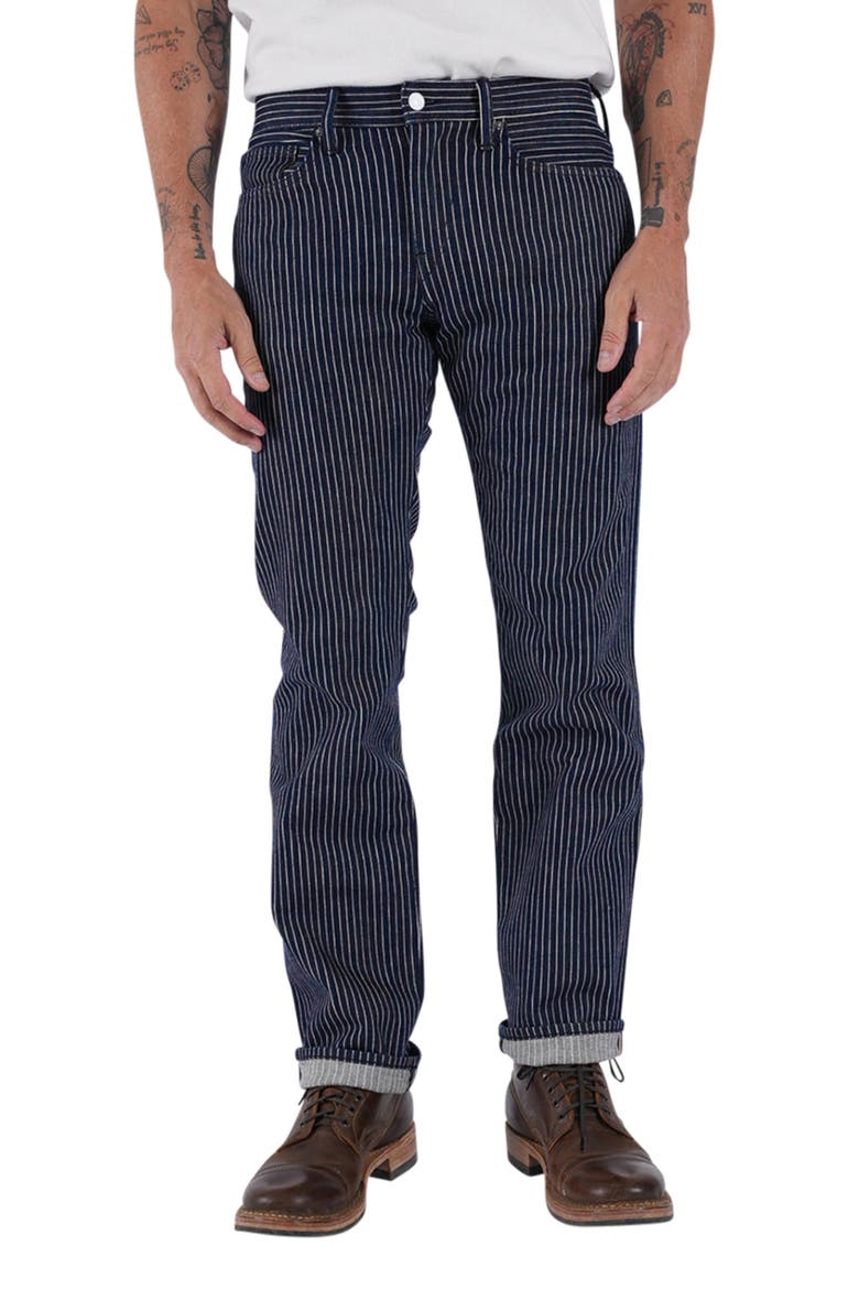 The Hammer Straight Leg 14-Ounce Stretch Selvedge Jeans, Main, color, RINSE