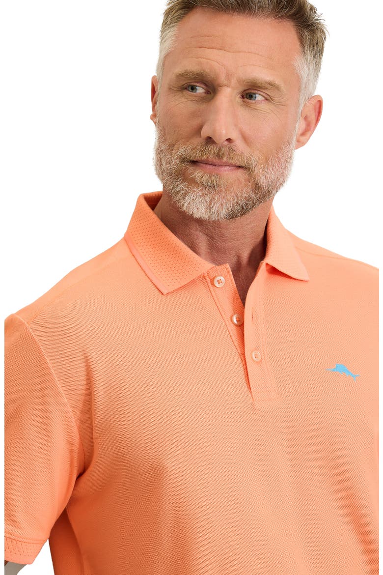 Emfielder Icon Solid IslandZone® Polo, Alternate, color, PEACH PARROT
