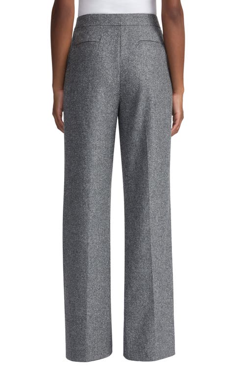 Lafayette 148 New York Gates Flecked Donegal Tweed Pants In Graphite Multi