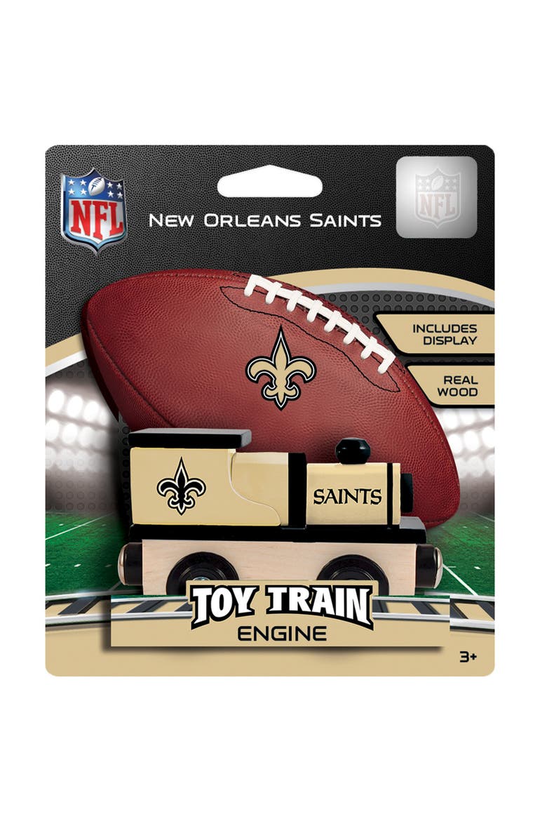 New Orleans Saints Toy Train Engine, Alternate, color, Multicolor