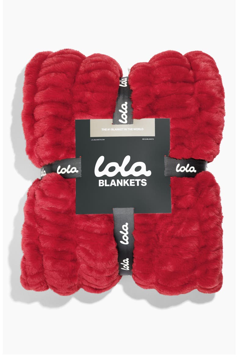 Original Throw Blanket, Alternate, color, CHERRY RED