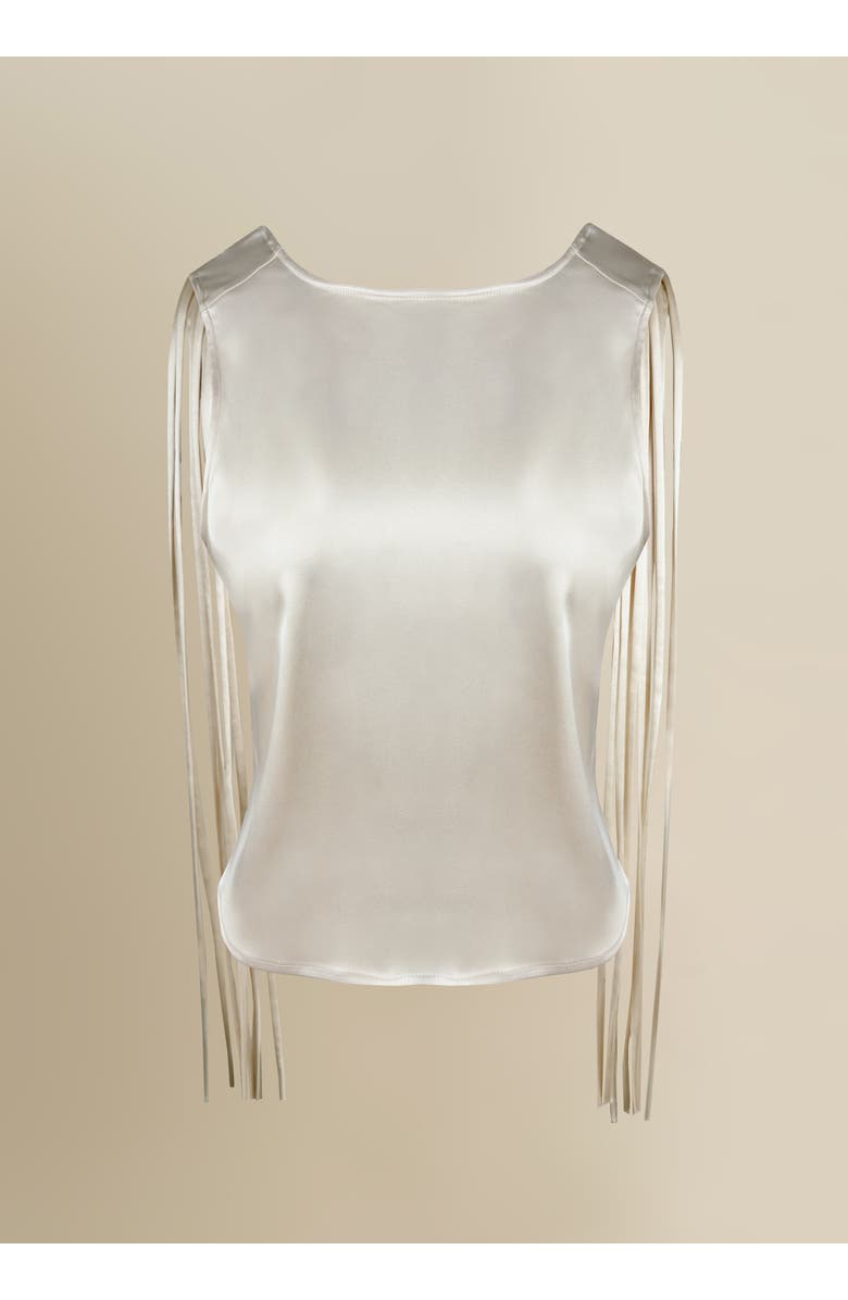 Contessa Mills Mane Shiny Triacetate Top, Main, color, Champagne