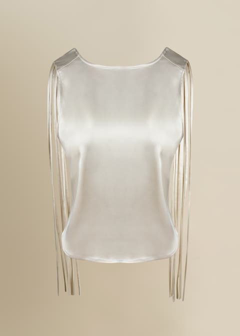 Mane Shiny Triacetate Top