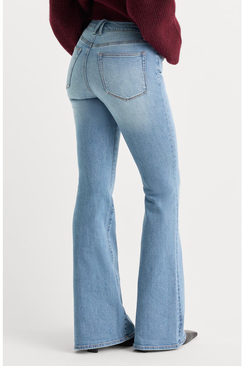 Good Legs High Waist Flare Jeans, Alternate, color, INDIGO