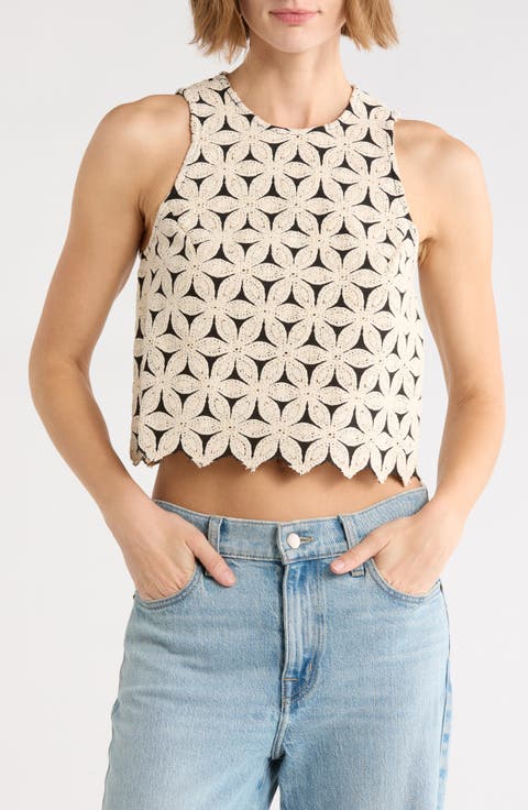 Fallon Lace Sleeveless Top