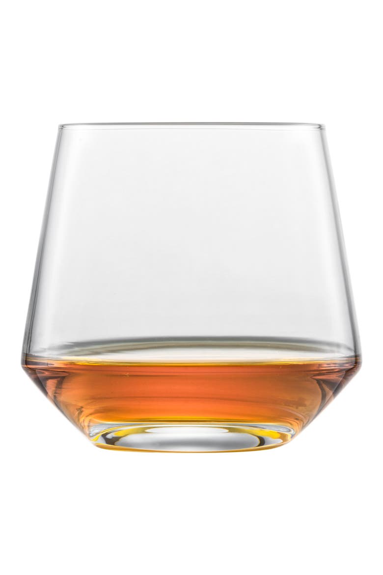 Pure Set of 4 Old Fashioned Glasses, Alternate, color, CLEAR