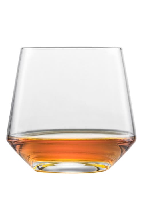 Schott Zwiesel Pure Set Of 4 Old Fashioned Glasses In Clear