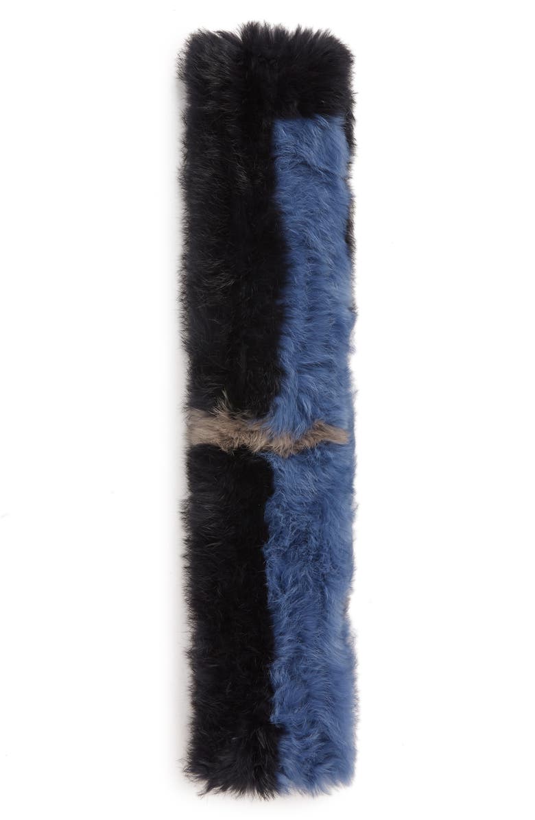 Love Token Genuine Rabbit Fur Infinity Scarf, Alternate, color, 