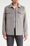 Nordstrom Wool Blend Shirt Jacket