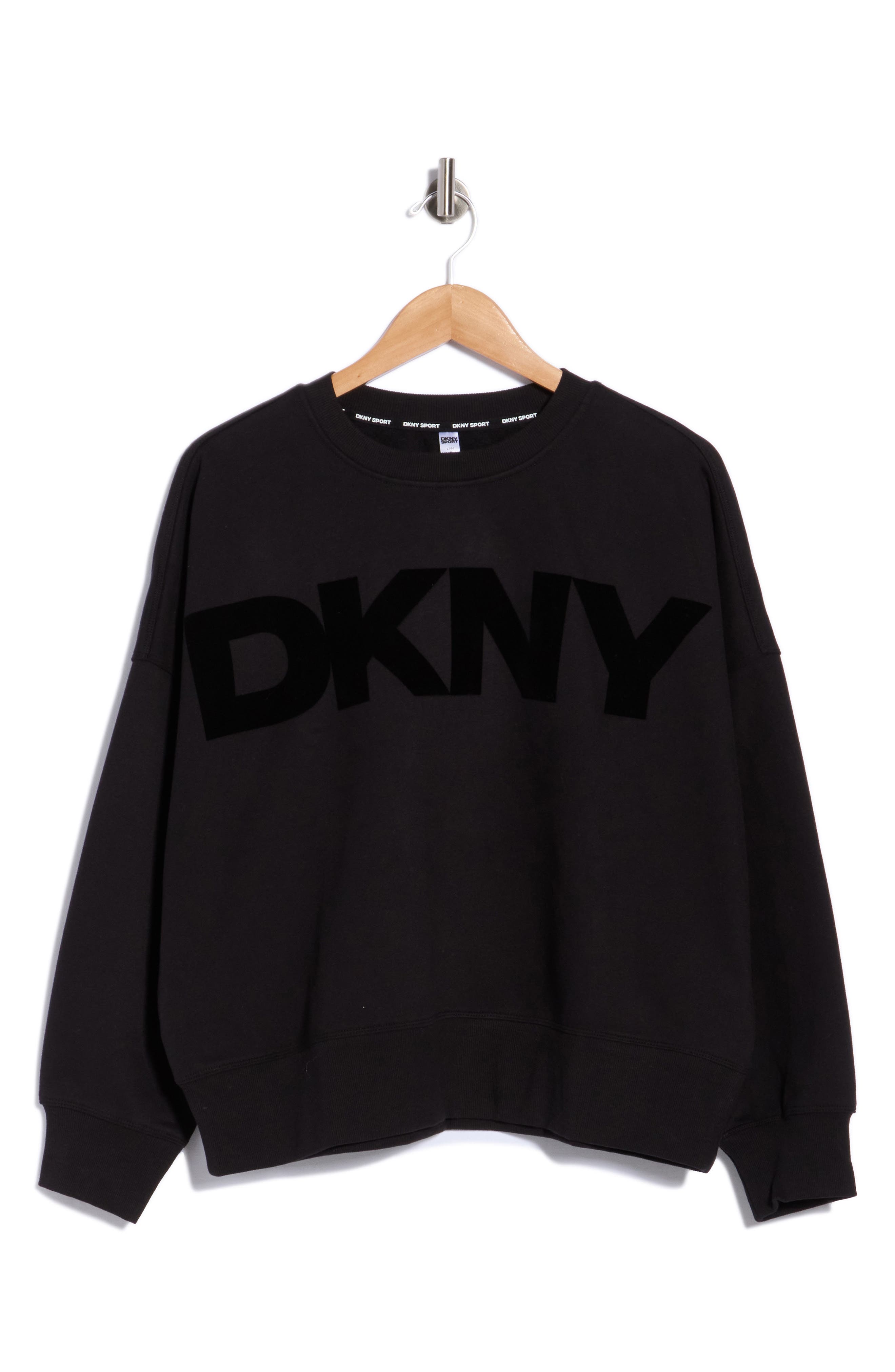 Exploded Flocked Logo Blouson Sweatshirt