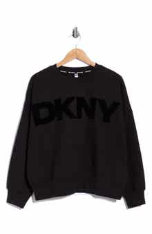 Exploded Flocked Logo Blouson Sweatshirt