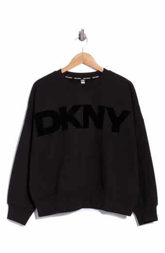 Exploded Flocked Logo Blouson Sweatshirt