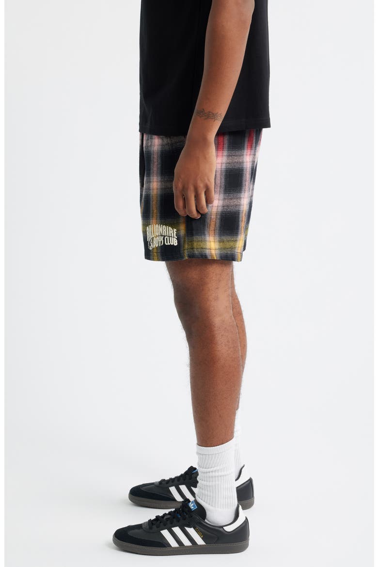 BB Vinyls Drawstring Knit Shorts, Alternate, color, BLACK