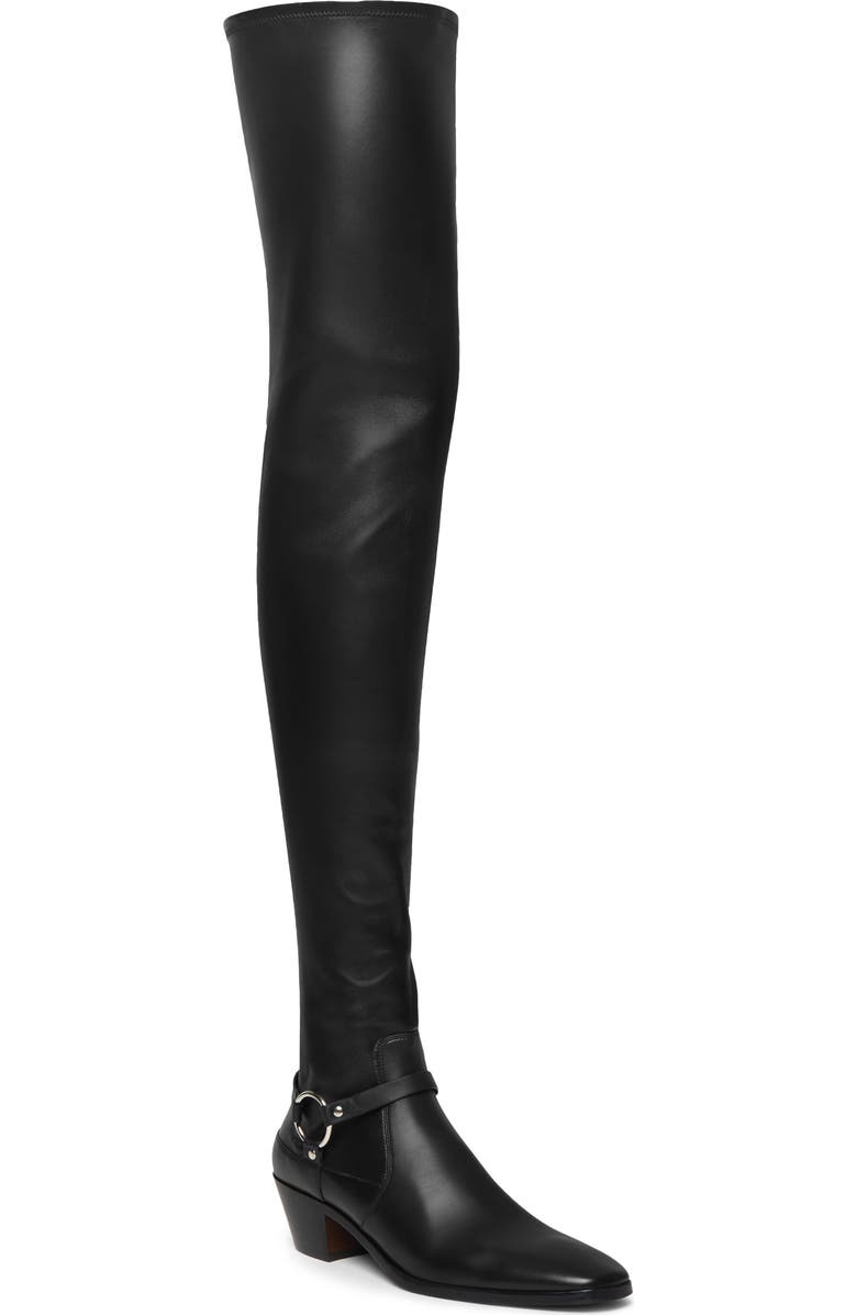 TOM FORD Clint Over the Knee Harness Boot, Main, color, Black