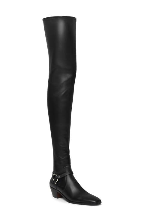 Clint Over the Knee Harness Boot (Women)