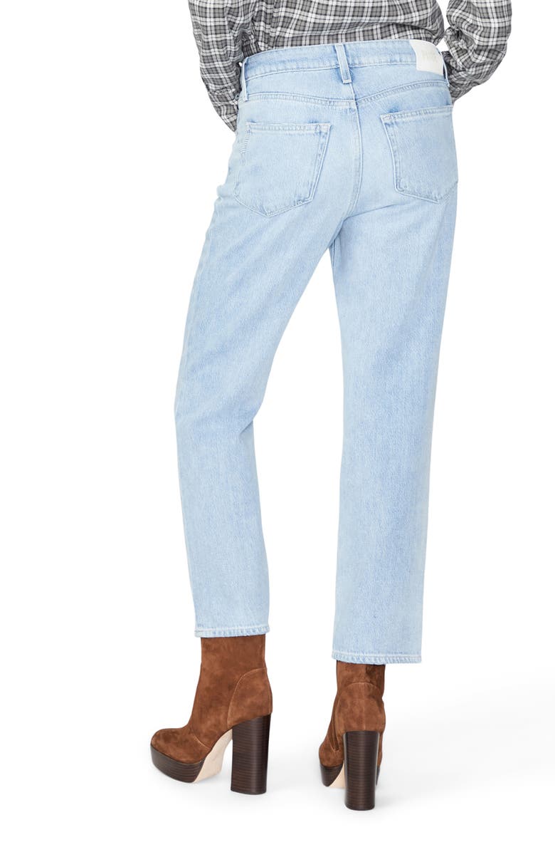 PAIGE Noella High Waist Crop Straight Leg Jeans, Alternate, color, 