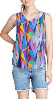APNY Print V-Neck Tank