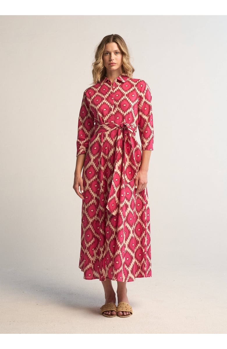 GUADALUPE DESIGN Luciana Ikat Multi  Dress, Alternate, color, Pink