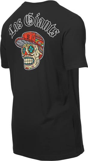 Men's New Era Black San Francisco Giants Sugar Skulls T-Shirt