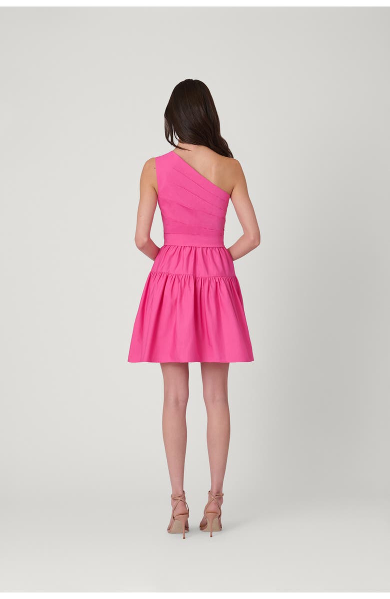 Shoshanna Cotton Faille Crawford Dress, Alternate, color, Fuchsia