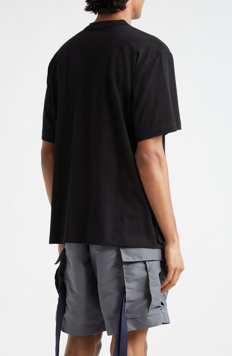 Sacai Cotton Pocket T-Shirt, Alternate, color, Black 001