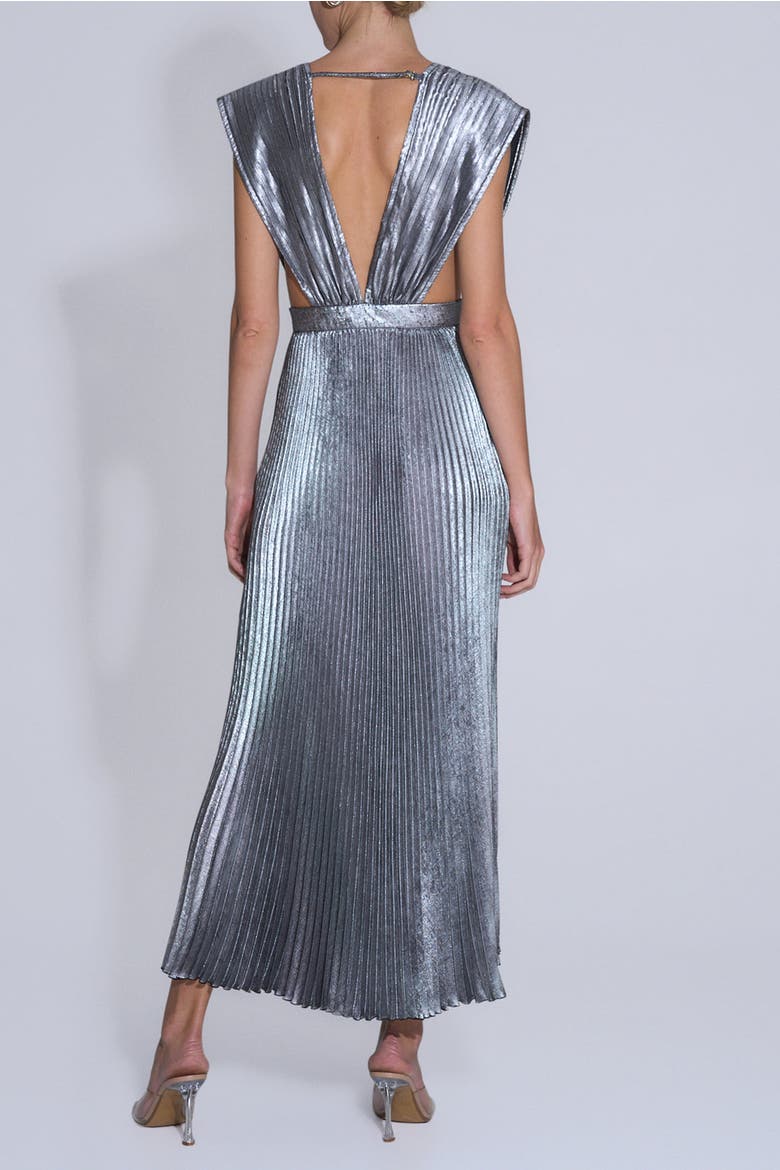 Gala Gown, Alternate, color, Gunmetal Shimmer