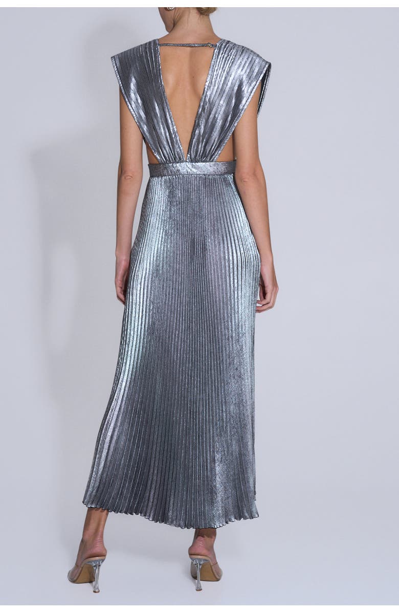 L'IDÉE WOMAN Gala Gown, Alternate, color, Gunmetal Shimmer