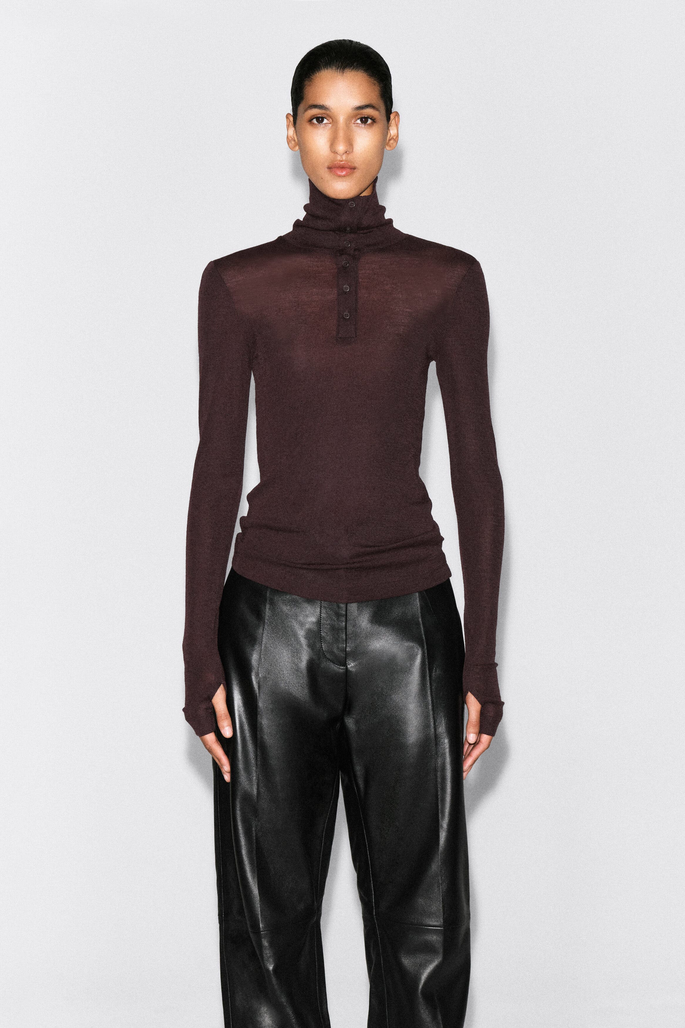 selected BURGUNDY