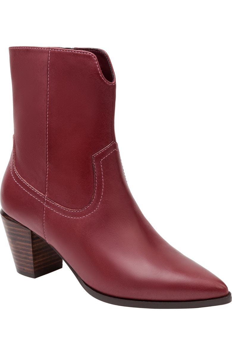 Linea Paolo Wonder Bootie, Main, color, Burgundy
