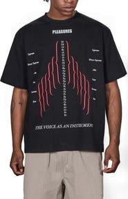 PLEASURES Choir Heavyweight Graphic T-Shirt