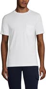 Lands' End Short Sleeve Cotton Supima Tee With Pocket