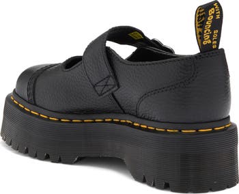 Addina Flower Buckle Platform Mary Jane