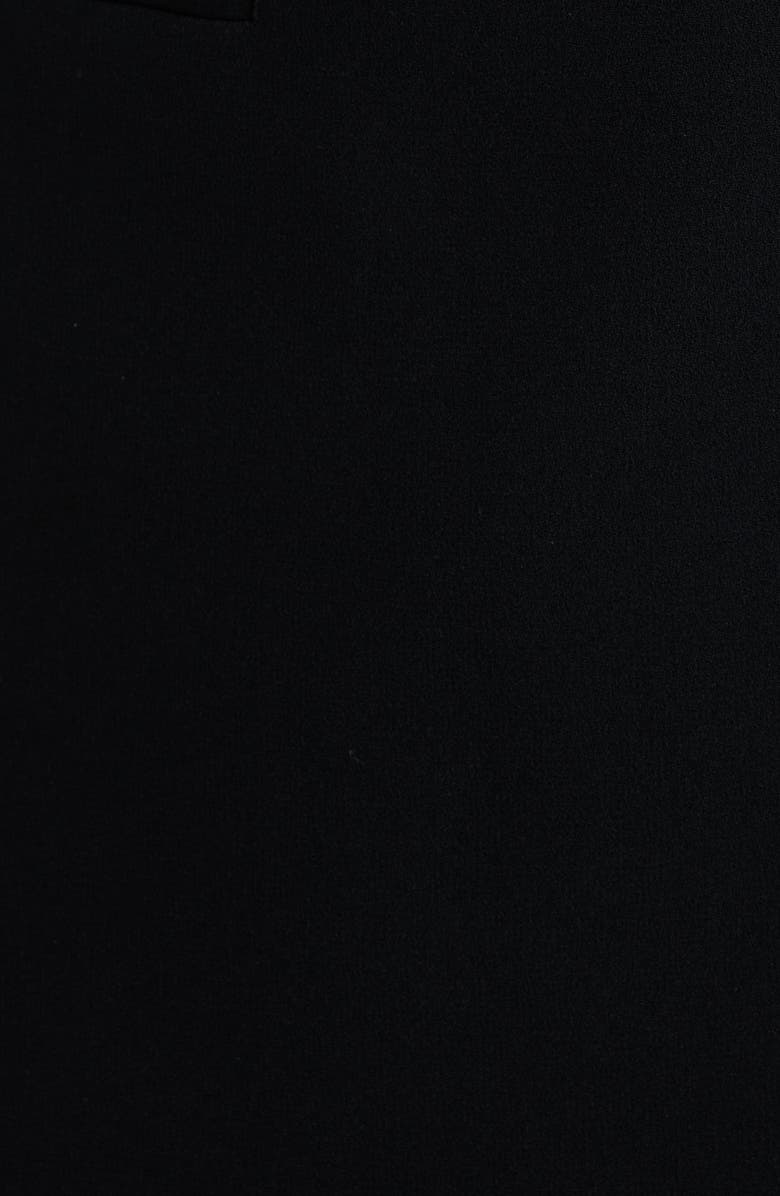 Nordstrom Sleeveless Crepe Blazer, Alternate, color, Black