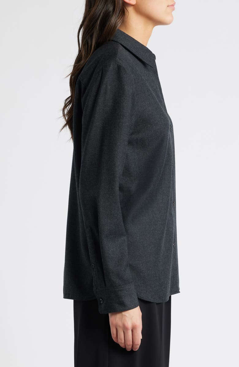 Theory Wool Button-Up Shirt, Alternate, color,