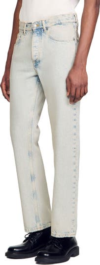 Regular faded jeans