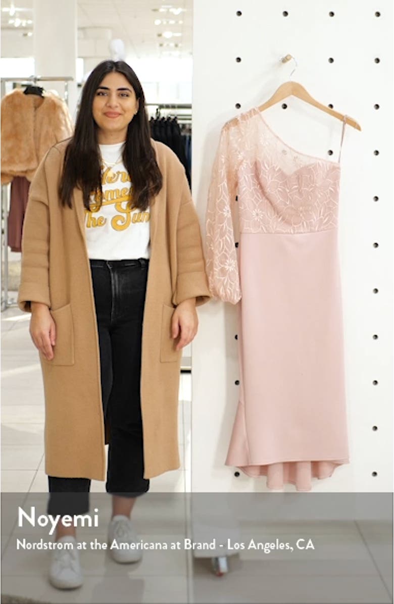 Krissie One-Shoulder High/Low Cocktail Dress, sales video thumbnail