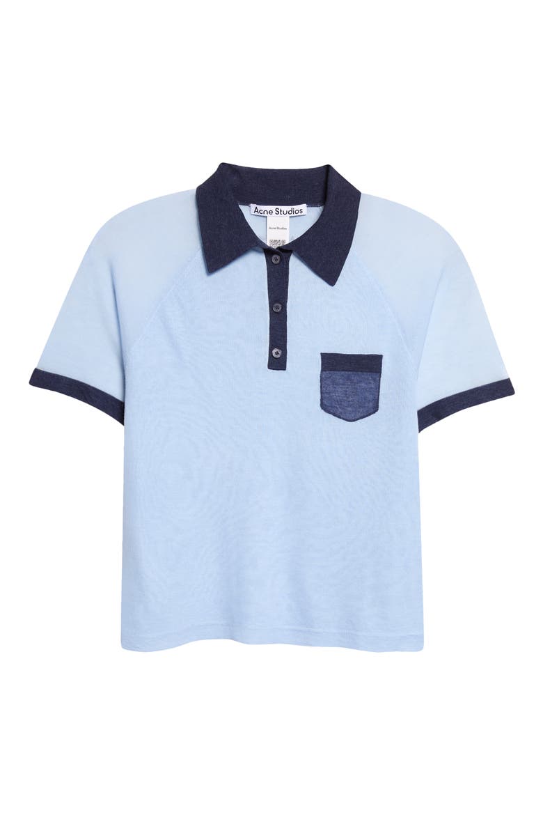 Kout Pocket Polo, Main, color, LIGHT BLUE/ NAVY