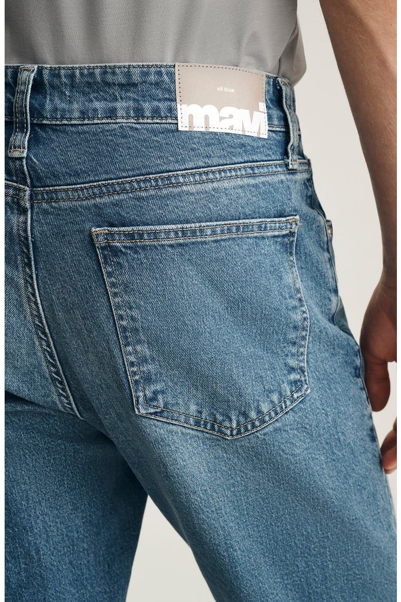 Zach Straight Leg Jeans, Alternate, color, MID BRUSHED CLASSIC