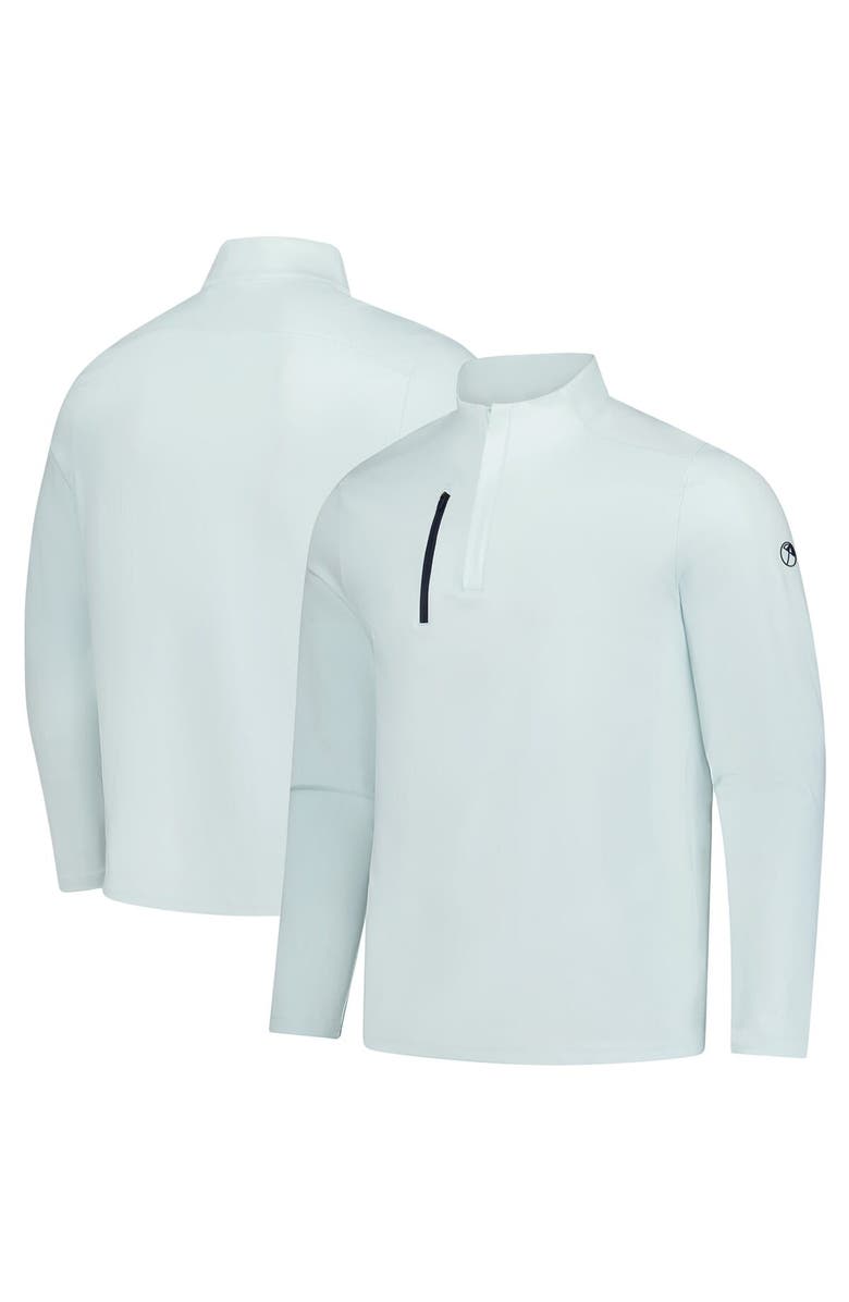 PUMA Men's Puma Mint Arnold Palmer Cloudspun One-Quarter Zip Top, Main, color, Mint