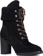 PAIGE Nina Genuine Shearling Bootie
