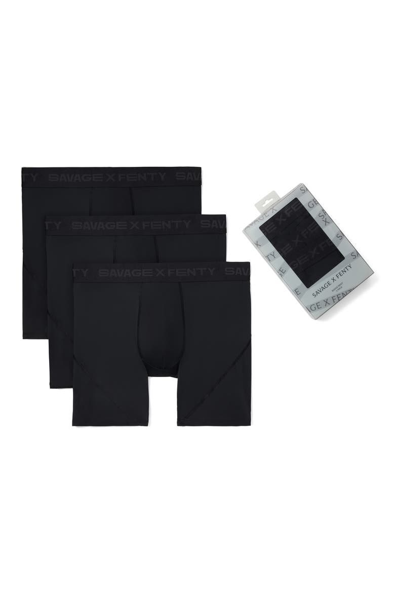 3-Pack Shadow Fit Boxer Briefs, Main, color, BLACK CAVIAR