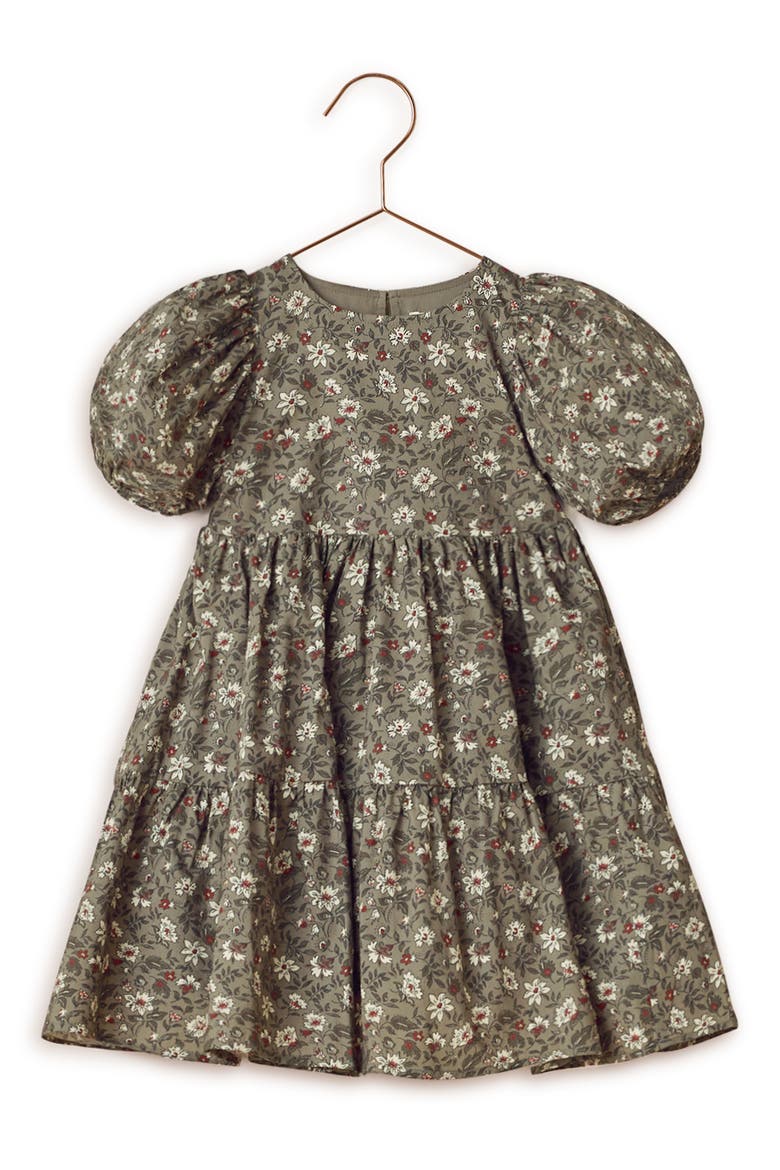 Kids' Chloe Tiered Dress, Main, color, PINE