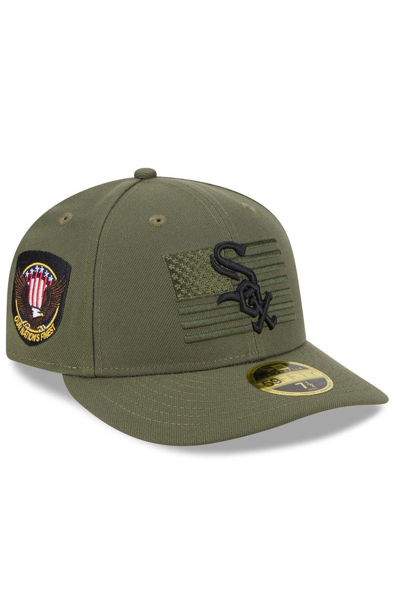 New Era Men's New Era  Green Chicago White Sox 2023 Armed Forces Day Low Profile 59FIFTY Fitted Hat, Main, color, 