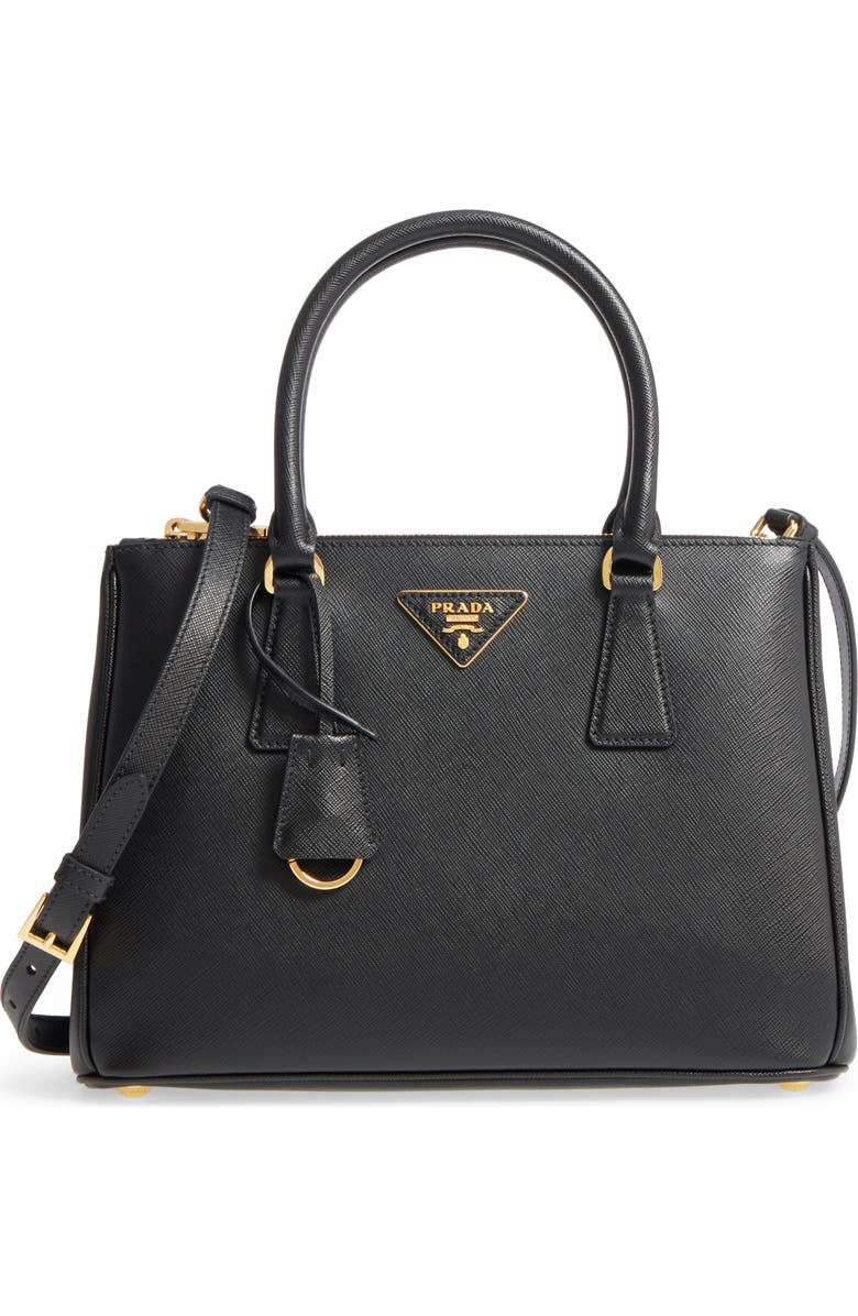 Prada Saffiano Lux Leather Satchel, Main, color,