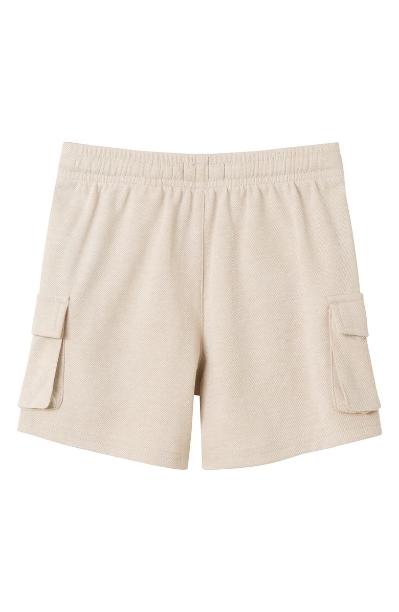 Andy & Evan Kids' Washed Knit Cargo Shorts, Alternate, color, Beige