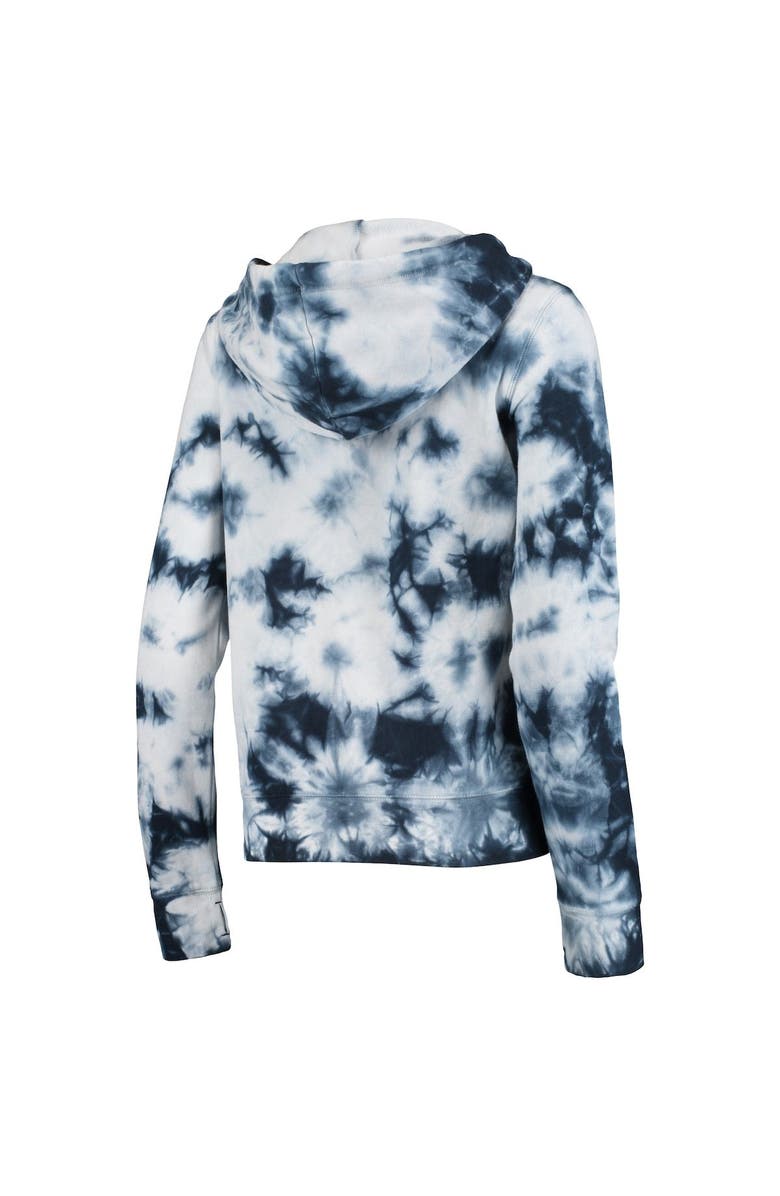 New Era Women's New Era Navy Houston Astros Tie-Dye Fleece Full-Zip Hoodie, Alternate, color, 