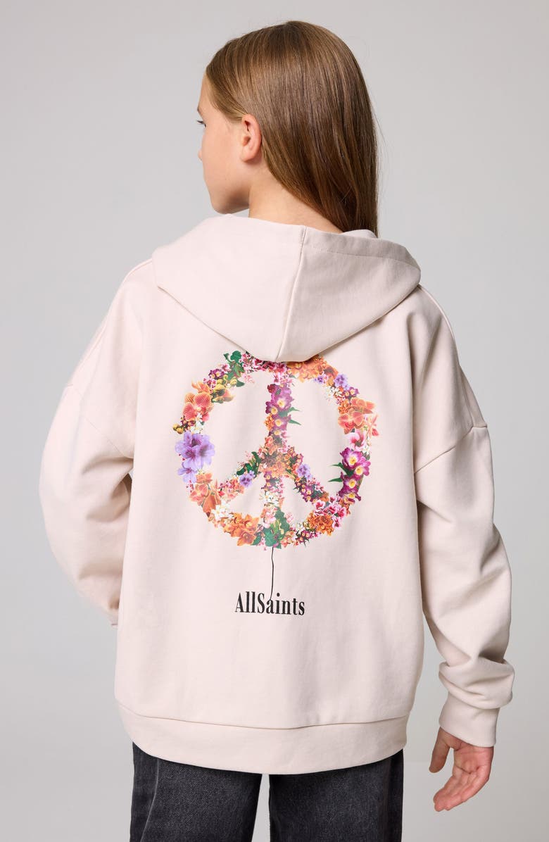 smALLSAINTS by ALLSAINTS Kids' Peace Hoodie, Alternate, color, Pink