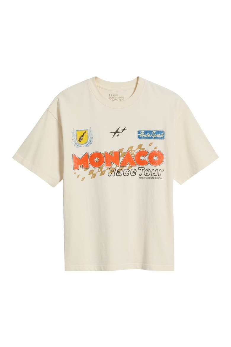 NL Monaco Race Tour Graphic T-Shirt, Alternate, color, CREAM