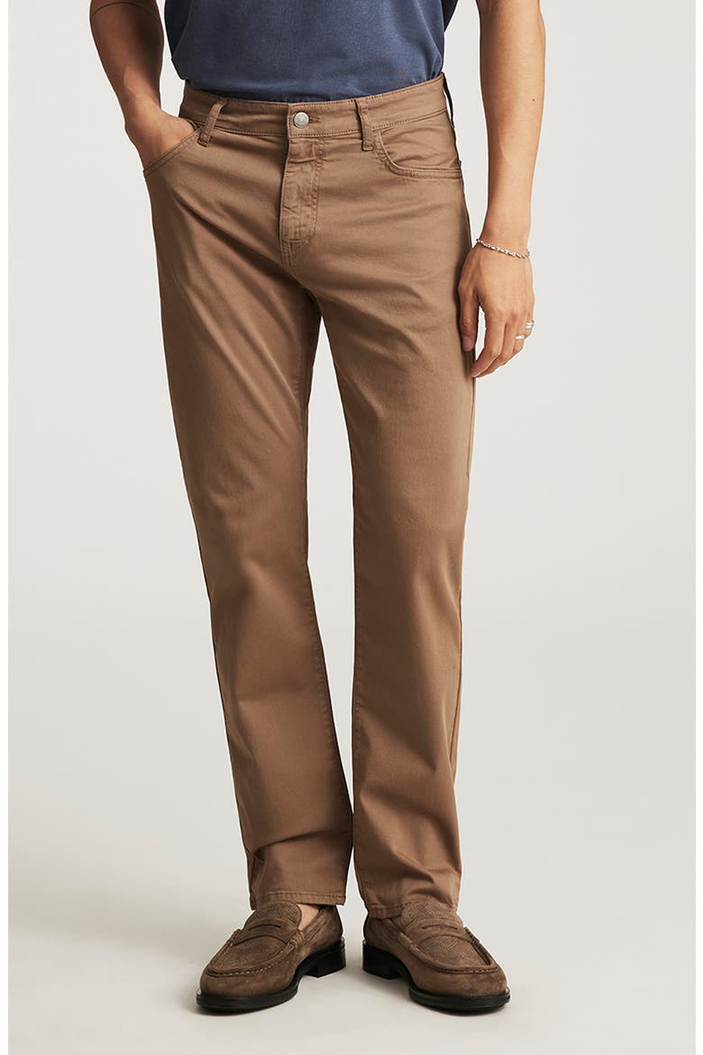 Zach Straight Leg Twill Pants, Main, color, SHITAKE CASUAL TWILL