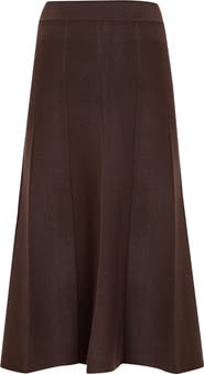 Exquise Creed High Waist Knit Midi Skirt